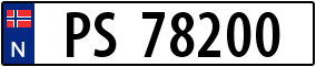 Truck License Plate